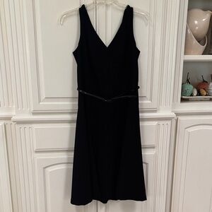 Donna Morgan Black Midi Dress